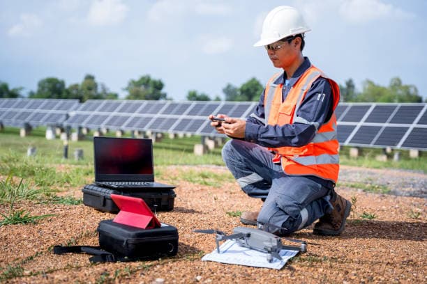 Fachservice überprüft die elektrische Installation und dokumentiert den Zustand der Anlage in Berlin.