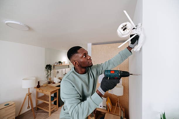 Elektriker integriert digitale Smart-Home-Technik für mehr Komfort und Energieeffizienz in Berlin.