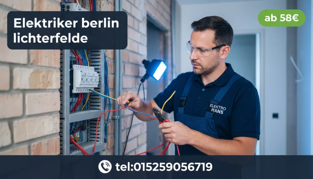 elektriker berlin lichterfelde